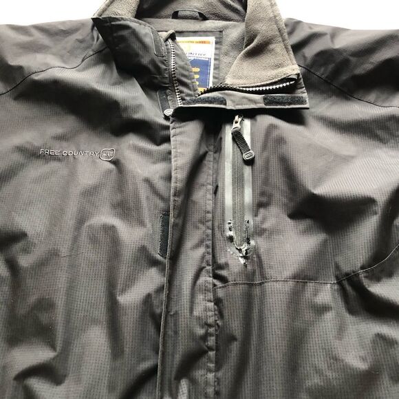 Free Country Black Ski Jacket Water and wind resistant 2XL - Picture 8 of 16